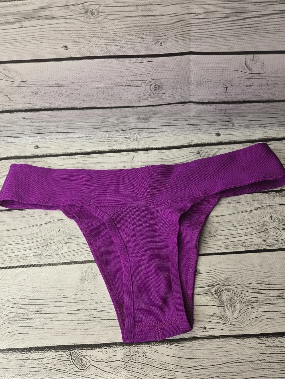 SKIMS Knit Swim Cheeky Bikini Bottom size XL Magenta Pink
